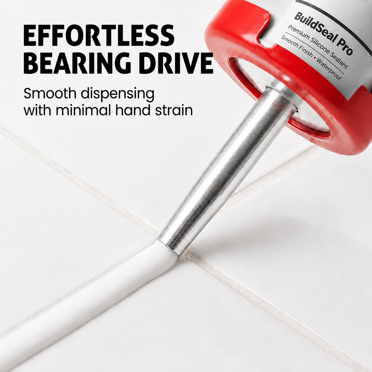 Bearing Caulking Gun With Rotating Barrel