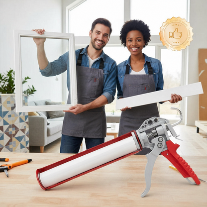 Bearing Caulking Gun With Rotating Barrel